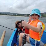 釣り針を2本飲み込んだフグ